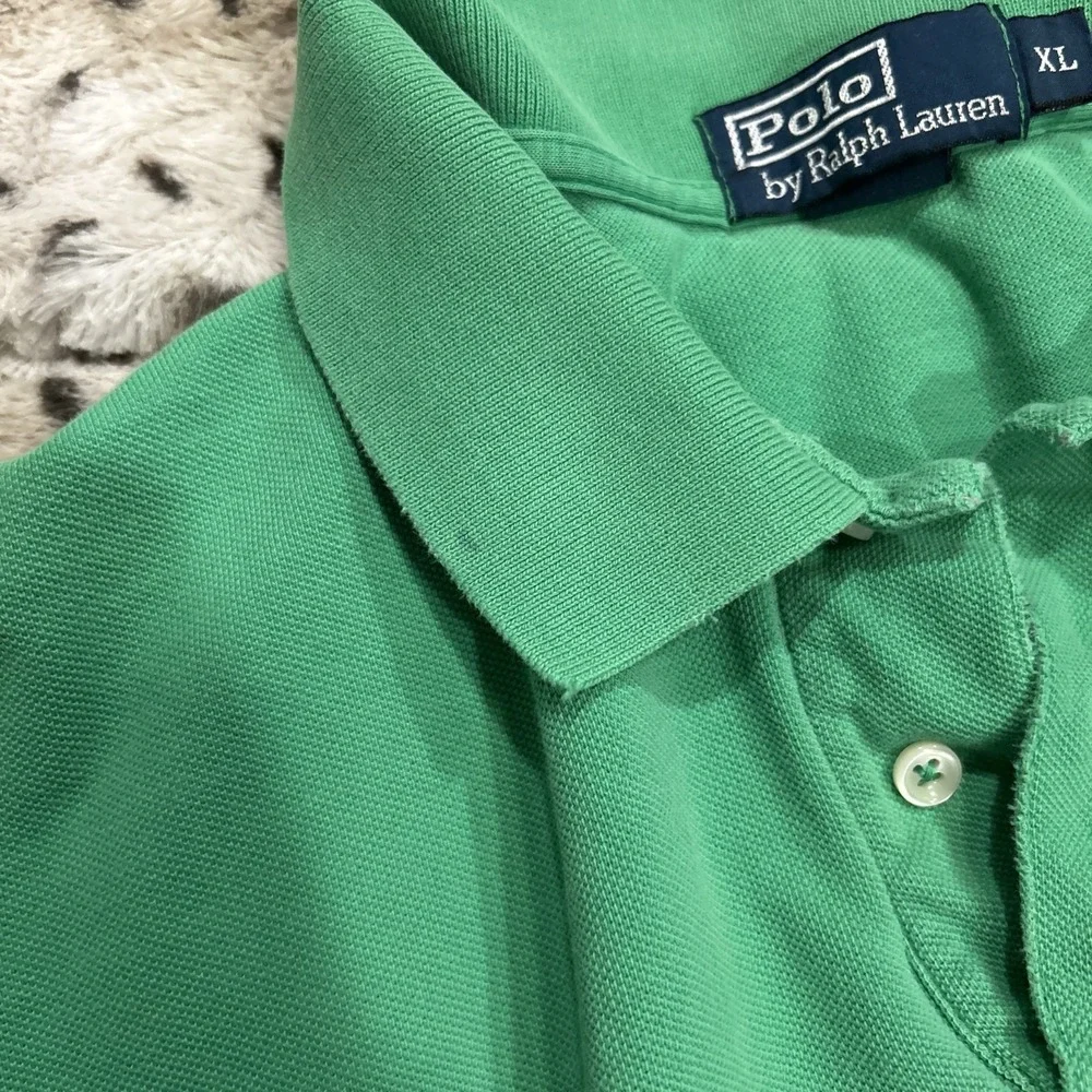 2 POLO RALPH LAUREN SHORT SLEEVE POLO SHIRTS SIZE‎ XL 100% COTTON